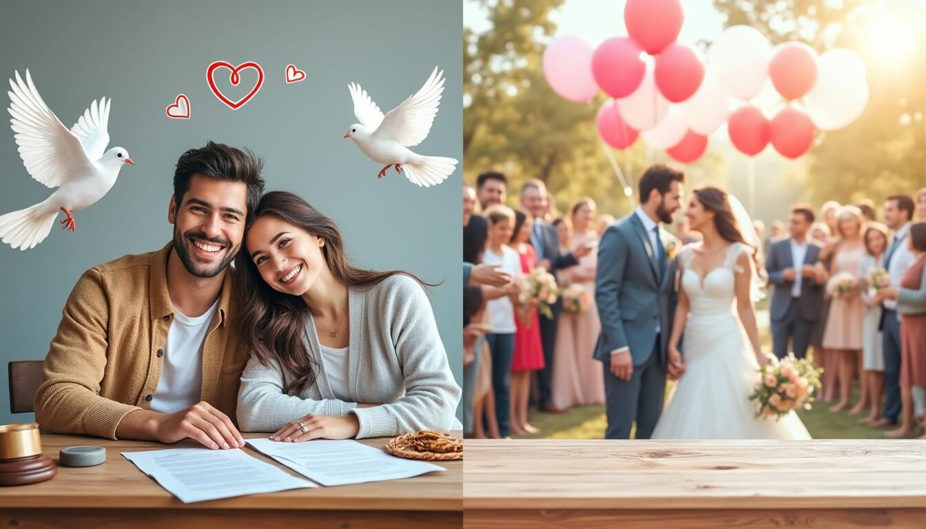 Différence entre pacs et mariage tableau comparatif des avantages et inconvénients